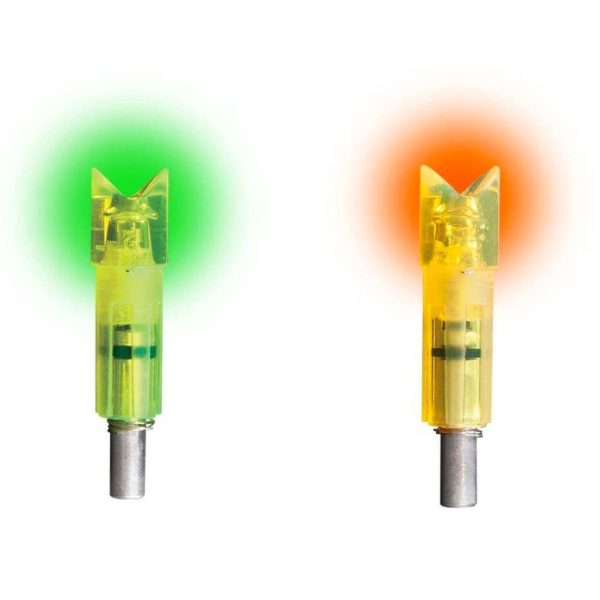 Green and HD Orange Lumenok Lighted Nocks